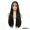 12~26 Inches Full Straight Synthetic Lace Front Wigs T1632*613# Mix Color Simulation Human Hair perruques de cheveux humains Wig