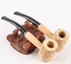 Hot Selling Creative Smoking Corncob Pipes Portable Straight Bend Type Large Pipe for Guest Reception Fast Shipping