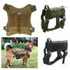 Camouflage extérieur chien tactique formation harnais gilet vêtements Molle charge veste vitesse gilet transporteur NO06-201