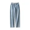 Mamma Jeans da donna Baggay Pantaloni dritti a vita alta Donna Bianco Nero Moda Casual Pantaloni larghi non definiti 201223 Q3Q7