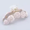 Knitting Cotton Hair Clips for Girls Fashion Crab Claws Hairpins Women Korean Hair Accessories 2020 New Hair Claws