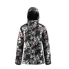 Giacche da sci Stampe Giacca con cappuccio Donna Cappotto da escursionismo caldo antivento impermeabile Autunno Inverno Manica lunga Snowboard XS-XL