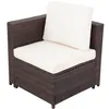 TOPMAX Rattan Patio Furniture Sets Wicker Cushioned Sectional Furniture Garden Sofa Set US stock a38 a00