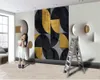 Klassisk Geometrisk 3D Bakgrund Living Room Bedroom Kök Hem Inredning Målning Väggmålning HD Silk Antifouling Bakgrundsbilder