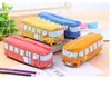 Creative students stationery pen bag bus pencil-box canvas pencil case package bags Gift Pouch gifts business promotion bags