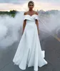 Vestidos Mermaid Wedding Dresses 2021 Soft Satin Bridal Gowns Off The Shoulder Princess Wedding Party Dress With Detachable Skirt