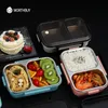 가치가있는 일본식 도시락 304 어린이를위한 스테인레스 스틸 벤토 박스 학교 식품 용기 누출 방지 식품 상자 201029
