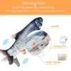 Fish Kicker Cat Toy Moving Flopping Dancing Cat Toy Wagging Simulation Electric with USB Catnip for Kitten 30CM LJ200826