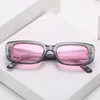 Lunettes de soleil à monture étroite et épaisse pour femmes, nouveauté à la mode, verres UV400, vente en gros