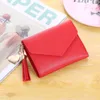 Women's Wallet Female Purses Tassel Coin Purse Card Holder Female Pu Leather Clutch Money Bag carteira J0003