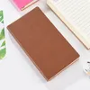 A6 Simple Classic Solid Notepads Soft leather PU Journal Notebooks Daily Schedule Memo Sketchbook Home School Office Supplies Gifts 10 Colors