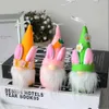 Świąteczny Wiosna Wielkanoc Wiszące Królik Gnome Ozdoby Elf Wisiorki Pluszowa Lalka Dla Wielkanoc Kosz Egg Fillers Kids Gifts Rra12076