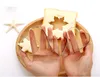 3pcs/set Heart plum blossom snowflake Shape stainless steel Baking Cookie Cutter Cake Frying Egg Mould Kithchen Tools SN2198