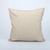 45*45cm Sublimation Blank Pillow Case Pocket Cotton Linen Solid Color Pillow Cover DIY Cushion Cover Pillows Cases