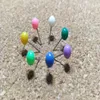 1 8 Inch Small Map Push Pins Map Tacks Plastic Head with Steel Point 100 pcsset 14 colors for option8124130