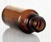 Vidro âmbar líquido reagente garrafas garrafas de olho aromaterapia 5ml-100ml óleos essenciais perfumes frascos livre de atacado