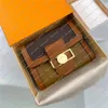 Ladies Fashion Casual Designer Luxury Dauphine Bag Wallet Coin Purse Key Pouch Credit Card Holder Top Mirror Quality M68725 Företag Korthållare