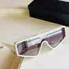 Óculos de sol Masculino Linha Branca Decorativa All-in-One Frame 0010 Óculos de moda Caixa original Preto Classic Sunglasses para mulheres