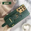 Suitable for Samsung S21plus crocodile pattern mobile phone cases NOTE20 ultra electroplating 6D soft A32 fine hole protective cover