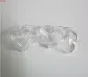 100 x 3g petit pot de maquillage en plastique transparent en forme de coeur en plastique pour les paillettes d'art des ongles utiliser de bonne qualité