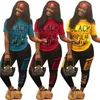 新しいプラスサイズ3x夏の女性ジョガースーツストリートスポーツウェアショーツ2ピースセット半袖Tシャツパンツ衣装カジュアルトラックスーツ0065