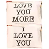 Taie d'oreiller rectangulaire blanche, taie d'oreiller pour la saint-valentin, je t'aime, Romance, 50x70cm, lettres d'amoureux, manches de coussin 10xl G2