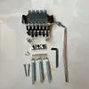 Chrome FloydRose Tremolo Bridge Puente de sistema de bloqueo doble para guitarra eléctrica Ibanez