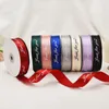 2,5 cm engelska bandkaka smycken presentförpackning inpackning bågar band Braid Valentine's Day Present Wrap Will and Sandy