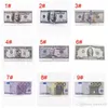 Creative Money Printing Wallet Zipper Foldable Short Wallet Storage Dollar Sterling Euro Ruble Pattern Compartment Coin Purse WVT1595 T03