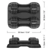 US STOCK 1 Pair of 12.5 LB Glide Tech Adjustable Dumbbell Exercice Equipment For Men And Women Gym Weight W38417318