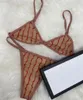 Alfabeto bordado bikinis bikinis ins sexy split split swimsuit para mulheres novo estilo verão banhos de verão presente delicado