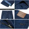 BROWON Designer Jeans Männer Sommer Mid-Weight Gerade Volle Länge Hohe Qualität Männer Hosen Vintage Herren Kleidung 201111