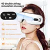 Eye Massager 9D Air Pressure Vibration Care Instrument Trötthet Relieve Compress Bluetooth Music Smart Massage Glasses 2101087708322