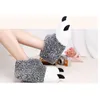 Cartoon panda claws package with the men and women lovers warm indoor PAWS animal lovely maomao cotton slippers Y201026