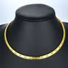 Collana girocollo a catena in acciaio inossidabile da donna di moda Collare a forma di cuore per catena di serpenti con gioielli regalo per ragazza braccialetto Larghezza 8MM CY132892