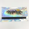 Eyelashes 5d Mink para os cílios de vison com os delineadores de autorais com adesivo de adesivo volume completo de cidadãos falsos maquiagem de olho de olho 3D Mink 2642938