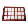 Sublimation panels blanket Red Plaid Sublimation Blankets 20 panels Rug Thermal Transfer Blankets Free Shipping A02