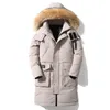 90%다운 재킷 새로운 겨울 남자 다운 재킷 고품질 분리 가능한 모피 칼라 남성 재킷 두꺼운 따뜻한 야외 윈드 스루 루프 201126