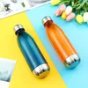 Water Bottle 750ml Transparent Coke Shape Sports Leakproof Drinking With Casual Stainless Steel Outdoor Clear BPA Free