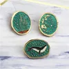 Forest Brooch Whale Antique Pin Dress Clothing Top Grade Tack Men Women Safety Pin Matching Decorations ins fashion personality 3pcs/lot