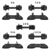 US Stock 1 Par 12.5 lb Glide Gymtech Justerbar Hantel Externa utrustning för män och kvinnor Gym Vikt W38417318