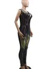 Sequins Womens Designer Jumpsuits Sleeveless V Neck Low Waist Ladies Rompers Fashion Casual Bodysuit Female Clothing