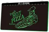 LS3559 Vendita al dettaglio all'ingrosso del segno leggero dell'incisione LED della pizza fresca 3D