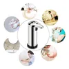 Indüksiyon Sabunluk Paslanmaz Çelik Kızılötesi Otomatik Sensör Dokunmaz Sıvı Bulaşık El Sabun Şişesi Mutfak Banyo Y200407