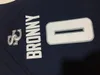 Maglia da basket personalizzata SCS #0 Bronny James Jr. 2020 Navy NCAA Sierra Canyon High School S-3XL