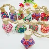 Polymer Clay Car Parfume Bottle Car Hanging Decoration Essential Oils Diffusers Parfym Pendant Flaskor Fragrance Air Fresher orna4381333