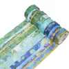 Pintura Washi Tape DIY Scrapbooking cinta adhesiva decorativa escuela Oficina suministro Escolar Papelaria
