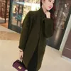 Automne et hiver nouvelle boutique coréenne vison cachemire cardigan pull femme long manteau épaissi livraison gratuite JN227 201111