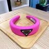 Luxur Designer P Letter Sponge Pannband Hårband för kvinnor Girl Headwear Elastic PD pannband Sport Fitness Hair Accessories