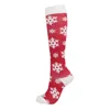 Christmas Socks for Women Men Multi Colorful Patterned Knee High Socks Holiday Long Socks Fashion Xams Socking